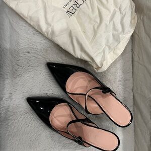 Colette mule heels in Italian patent leather